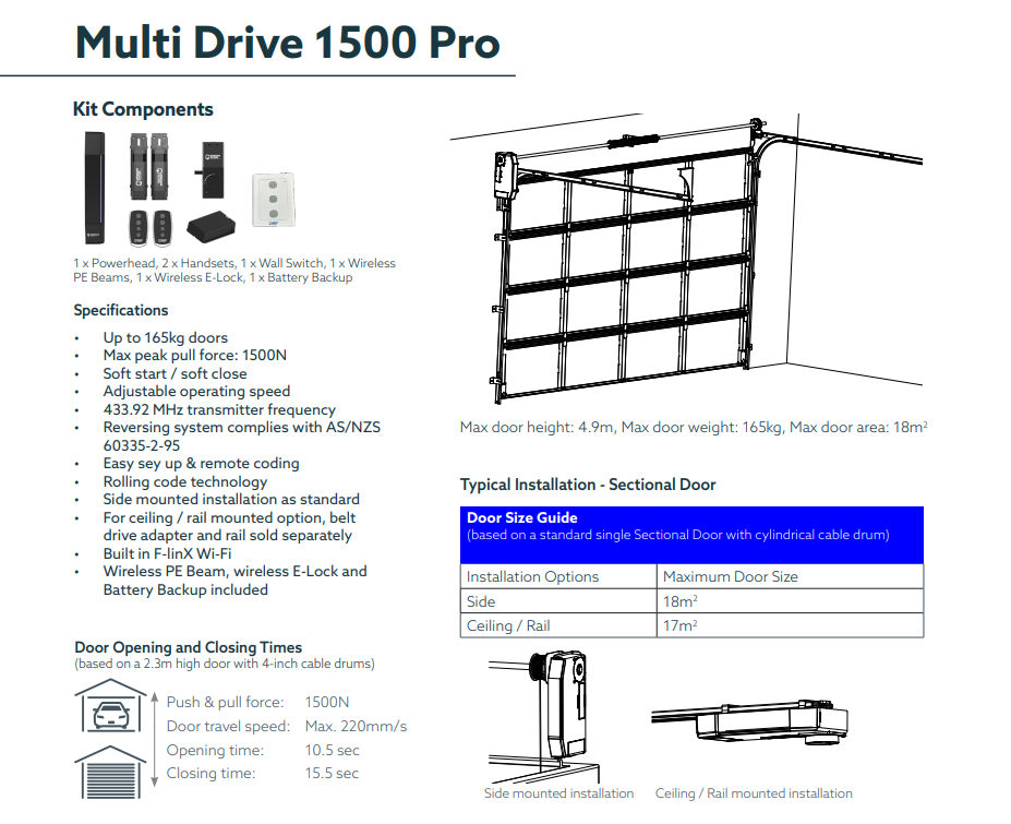 WINDSOR Multi Drive 1500 Pro